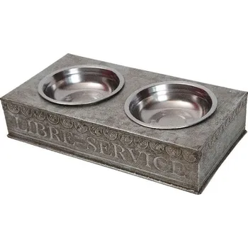 Miska pro psa Misky pro psy se stojanem ze zinku Antic Line Libre Service ID_276766