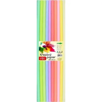 Krepový papír Krepový papír - sada PASTEL 10 ks, 50x200 cm
