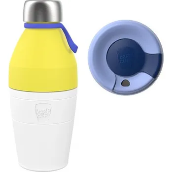 Termohrnek Termohrnek KeepCup Helix Thermal Kit 3v1 M Barva: bílá/modrá