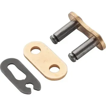 Řetězová sada pro motocykl Závlačková spojka řetězu D.I.D Chain 520DZ2 SDH RJ Zlatá/Černá