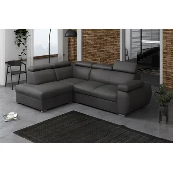 Obývací stěna Sedací souprava Bodie IV levá tmavě šedá