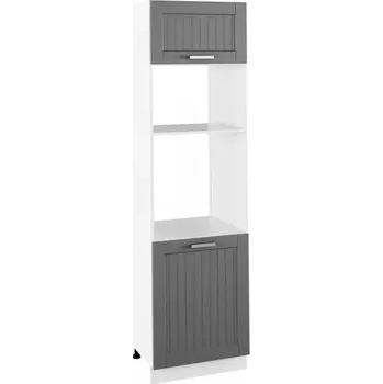 Kuchyňská linka Vestavná skříňka JULIA TYP 81 – tmavě šedá/bílá - SLEVA 3% s kodem radost25