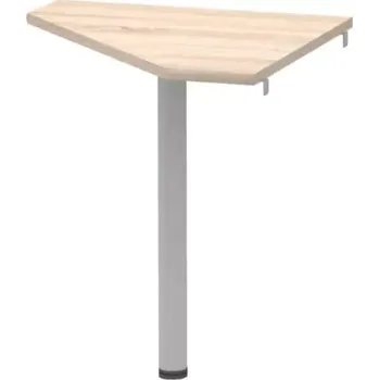 Psací stůl Rohový stolek JOHAN 2 NEW 06 - dub sonoma/kov - SLEVA 3% s kodem radost25