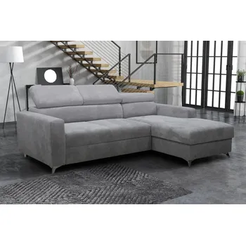 Obývací stěna Sedací souprava Mildred Premium I pravá světle šedá