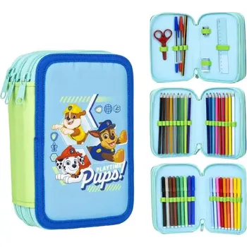 Školní batoh Školní penál třípatrový s náplní Paw Patrol Pups PEBH1295 - SLEVA 3% s kodem radost25