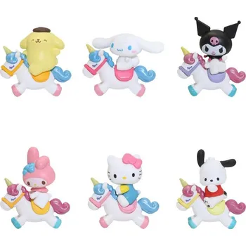 Dětské zboží Hello Kitty Figurky Hello Kitty na Jednorožci 6 ks