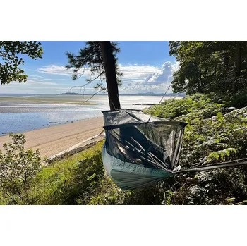 Houpací síť Hamaka Frontline KING SIZE (větší), DD Hammocks, oliva zelená