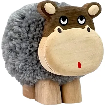 Dřevěná hračka 2Kids Toys Dřevěná figurka XL pompon Hroch