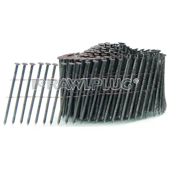 Hřebík RAWLPLUG Hřebíky na drátku 80mm, prstencové, černé - 4500 ks Varianta: 2,8 x 80 mm