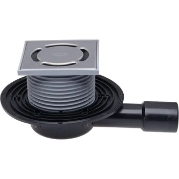 Sifon HL balkonová vpusť 12,3x12,3cm DN40/50 HL90.2