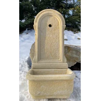 Zahradní dekorace ZahradniDekorace zahradní umyvadlo ke zdi 62 kg, kamenné