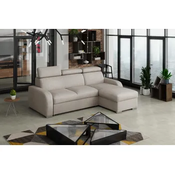 Obývací stěna Sedací souprava Norway UNI 2F-OTO bílá káva