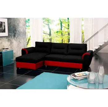 Obývací stěna Sedací souprava Tommy L černá/červená