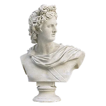 Zahradní dekorace ZahradniDekorace sochy na zahradu - Busta muže, výška 55 cm, 24 kg