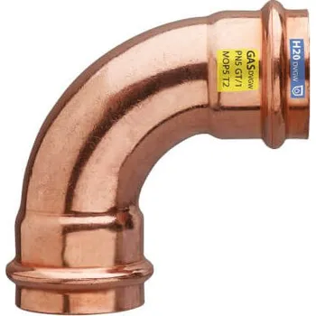 Fitinka FRABOPRESS Cu oblouk 90° 22 FxF 9002