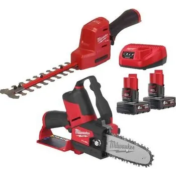 MILWAUKEE M12 FPP2OP2-642 set M12FHT20+M12FHS, 1*6Ah+1*4Ah, nabíječka, krabice 4933493208
