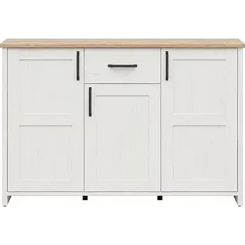 Komoda Komoda LOKSA KOM3D1S, borovice bílá anderson - SLEVA 3% s kodem radost25