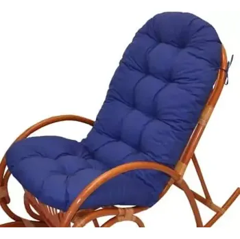 Podsedák Polstr na houpací křeslo - modrý melír - SLEVA 3% s kodem radost25