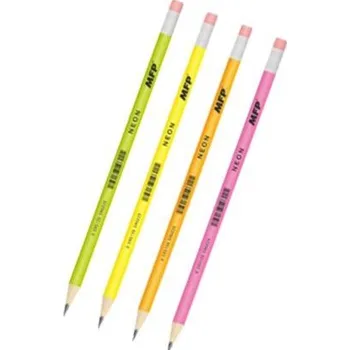 Grafitová tužka Tužka s gumou HB Neon 6200315