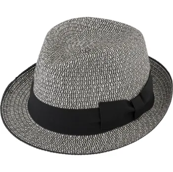 Klobouk Fiebig - Headwear since 1903 Letní klobouk Trilby od Fiebig - Trilby Prayer Black Velikost: 61 cm (XL)