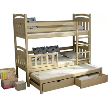 Dětská postel Vomaks Patrová postel s přistýlkou PPV 001 - 1210/SUR2 - doprava zdarma - SLEVA 3% s kodem radost25