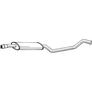 Tlumič výfuku Střední tlumič výfuku BOSAL 283-695