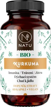 Přírodní produkt Natu Kurkuma BIO 450 mg 60 cps.