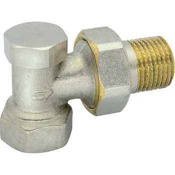 Ventil SLOVARM Šroubení radiátorové uzaviratelné rohové VE-4309A Velikost: 3/8”