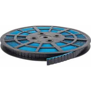 Sada na opravu pneumatiky Vyvažovací závaží černé 5g, role 1200 ks, výška 3,8 mm