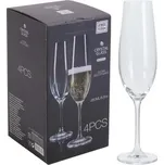 Sklenice na šampaňské KRYSTAL 4 ks
