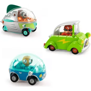 Dřevěná hračka Balíček Crazy Motors - Nauti Bubble + Visitor X + Green Flash