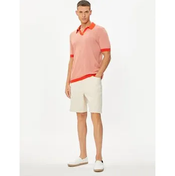 Pánské kraťasy Solid Šortky z materiálu Owen 21108218 Béžová Regular Fit XL