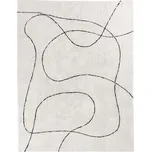 Nordic Living Béžový bavlněný koberec Seasin 200 x 300 cm