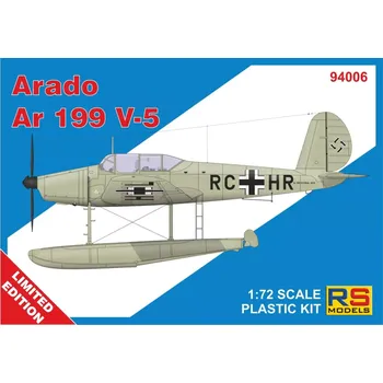Plastikový model RS models 1/72 Arado Ar 199 V-5 Testing aircraft, 1941