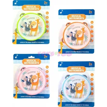 Hudební nástroj pro děti Tamburína 3 x 17 x 17 cm