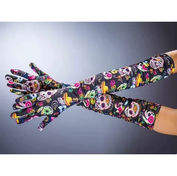 Karnevalový doplněk Ptákoviny CB Rukavice - Muerte