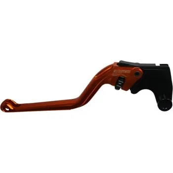 Spojková páčka ACCOSSATO fixed CNC-worked aluminium, orange EST955O