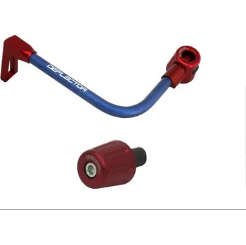 Lever guard ACCOSSATO with blue hose and joint left, aluminium DE005-024-TP-16