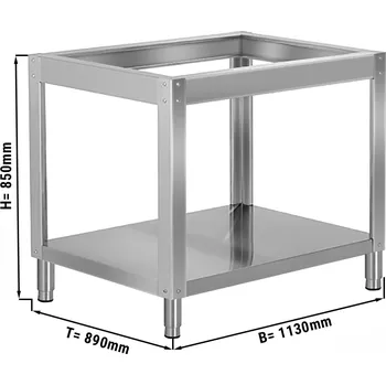 Pec na pizzu G.Gastro Podstavec pro pec na pizzu se 2 pečicími komorami - 4+4x 34 cm