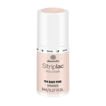 Lak na nehty Alessandro International Striplac Peel or Soak 8 ml