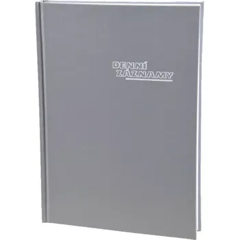 Denní záznamy A4 Balacron šedý