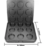 G.Gastro Desky pro stroj na tartletky TMNP - tvar: kulatý - Ø 80 mm