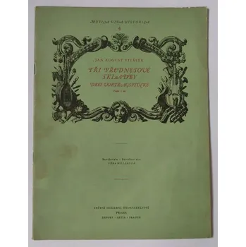 Jan August Vitásek - Tři přednesové skladby