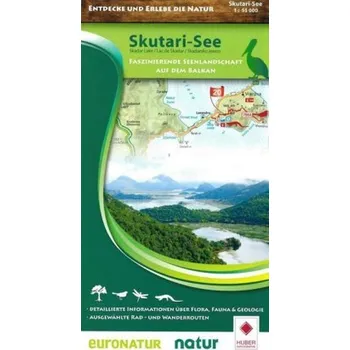 Nature Map Skutarisee / Lake Skutari 1:55 000 - Huber Kartographie GmbH