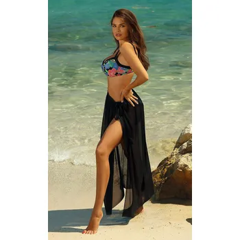 Dámské plavky Dámská plážová sukně Dancing 2 DAN02-19 černá - Self XL