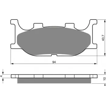 Auto-moto Brzdové destičky GOLDFREN 099 S3