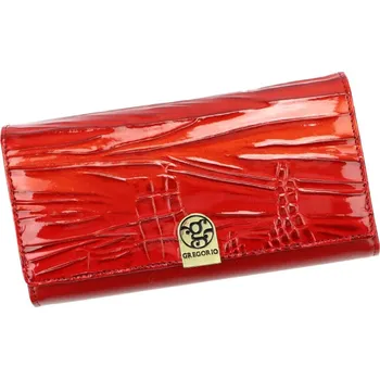 Gregorio dámská luxusní kožená peněženka AL 102 červená