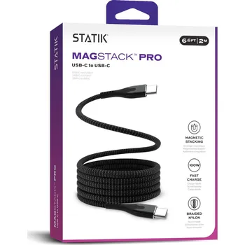 Datový kabel Statik MagStack USB kabel Délka: 1,8m, Zakončení: USB-C - USB-C