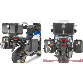 Motodoplněk PLO1178CAM trubkový nosič PL ONE-FIT pro Honda CRF 1100L Africa Twin Adv. Sports (20-23)