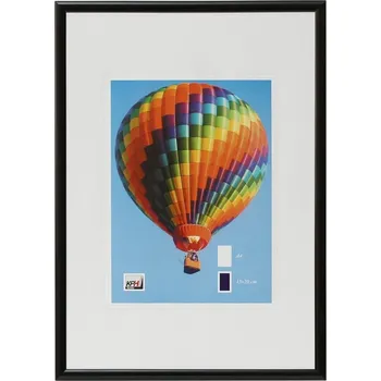 Rám na obraz Plastový fotorámeček New Lifestyle A4 21x29,7cm černý kph